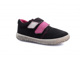 Dívčí celoroční barefoot obuv J-B1/S/V šedá/růžová, jonap, šedá - 23