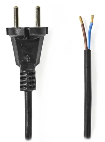 Nedis napájecí kabel k vysavači černý / Napájecí kabel / CEE 7/17 / 250 V / 15 m (CEGL11940BK150)