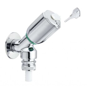 SCHELL - Secur Šikmý přístrojový ventil, chrom 035730699