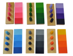 Moyo Montessori Moyo Montessori Stínování barev - figurky s destičkami