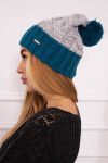 Fleecová čepice Paris K212 grey+marine UNI