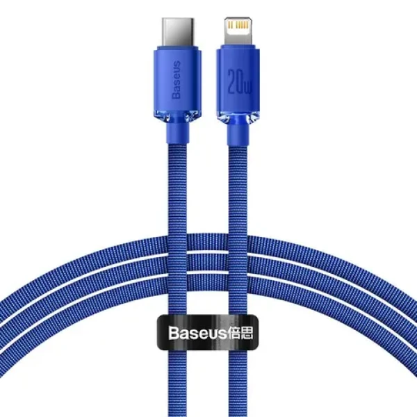 Baseus CAJY000203 Kabel USB-C (M) - Lightning (M) 1.2 m modrá / 20W (CAJY000203)