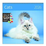 Kalendář nástěnný plánovací 2026 - Cats