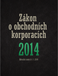 Zákon o obchodních korporacích 2014 - e-kniha