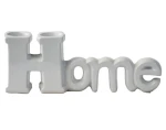 Dekorace Home 12 cm, bílá