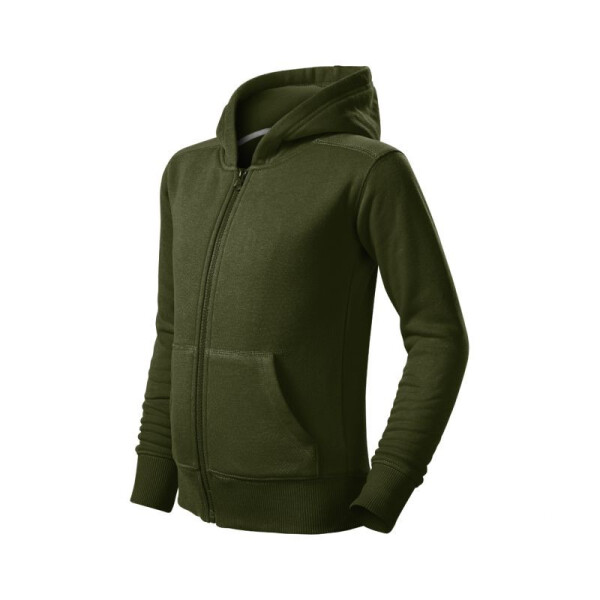 Dětská mikina Fashion zip (vojenská) 158 cm/12 let