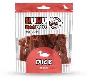 HUHUBAMBOO Pamlsky kachní prsa / Pro psy / sušené / 250 g (354214)