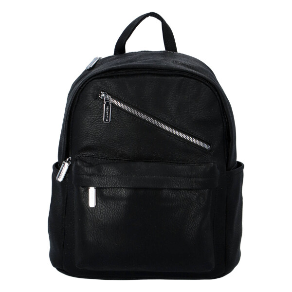 Dámský koženkový batoh Ema, černá