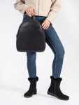 Trendy kotníčkové boty černé dámské na klínku 39