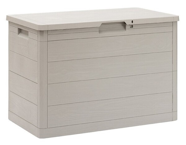 TOOMAX WOODYS zahradní plastový úložný box 160 L - světle šedá
