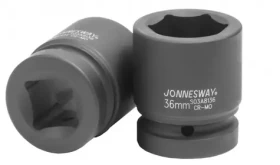 JONNESWAY Nástrčná hlavice úderová 6-hranná 3/4" 36mm / CR-MO (JS03A6136)
