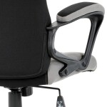 Herní židle, houpací mechanismus, černá látka, KA-L611 BLUE