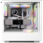 NZXT Kraken 240 RGB bílá / 2x120mm / Fluid Dynamic Bearing / 2800 RPM / 33.88 CFM / RGB / LCD / AMD + Intel (RL-KR240-W1)