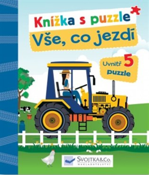 Knížka puzzle Vše, co jezdí