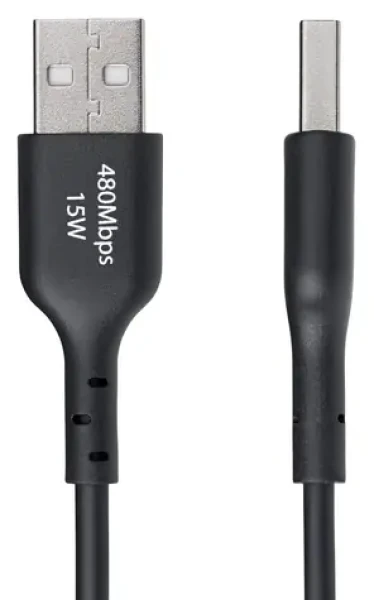 StarTech USB-A na USB-C černá / Kabel / 1 m / 480 Mbps / rychlé nabíjení (USB2AC1MNC)