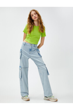 Koton Cargo Jeans vysokým pasem Bianca Jeans