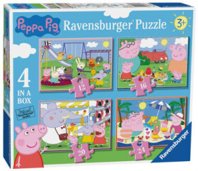 Ravensburger Prasátko Peppa 4 v 1 - 12+16+20+24 dílků