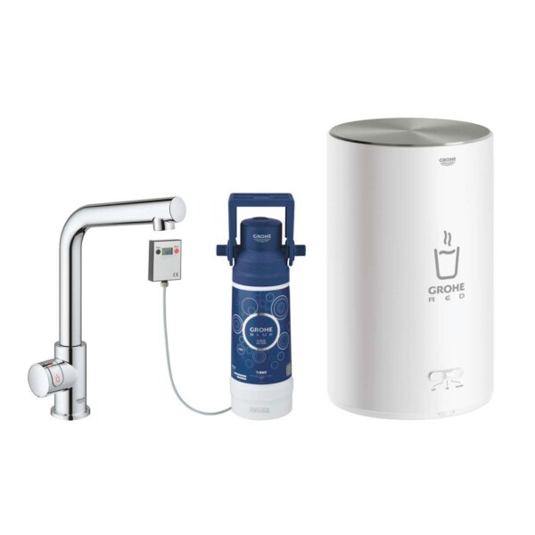 GROHE - Red Dřezový ventil Mono s ohřevem vody a filtrací, zásobník M, chrom 30339001