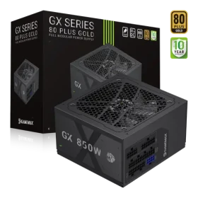 Gamemax GX 850GF / Zdroj / ATX / 850W / 80 Plus Gold / plně modulární (GX 850GF)