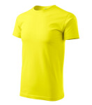 Basic tričko pánské citronová 4XL