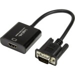 Digitus DisplayPort adapter cable, DP - HDMI type A M/F, 0.15m,w/interlock, DP 1.1a compatible, CE, bl