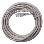 EMOS Patch kabel UTP CAT 5e 5m šedá / AWG26 / PVC (2309010050)