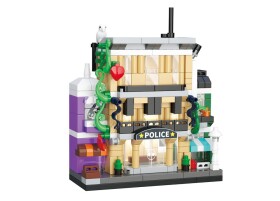 KOCO Stavebnice Policejní stanice 309 dílků 8x3,5x9,5 cm, KOCO, W039573