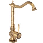 REA - Kuchyňská Umyvadlová baterie VENICE antique bronze REA-B2500