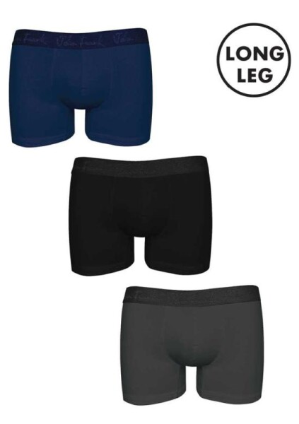 Pánské boxerky John Frank JF3BMODLONG01 3PACK