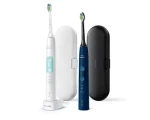 Zánovní - Philips Sonicare ProtectiveClean 5100 HX6851/34 / 2ks / Elektrický zubní kartáček / 62.000 pulsů za min. / zánovní (HX6851/34.zanovni)
