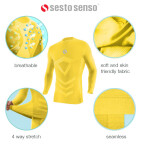 Sesto Senso Thermo Top dlouhým rukávem CL40 Yellow