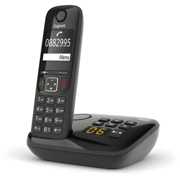 Gigaset AS690A černá / Bezdrátový telefon / se záznamníkem / DECT / telefonní seznam 100 čísel (S30852-H2836-C101)