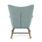 Houpací křeslo, modrá, látka, AK-373 BLUE2