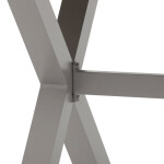 Stůl zahradní 180x100x75, deska polywood v dekoru světlého dubu, hliníková konstrukce, béžová barva