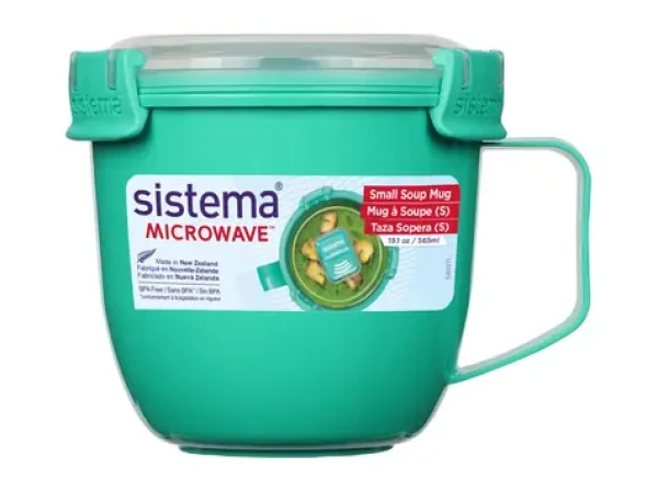 Sistema Microwave Small Soup Mug Hrnek na polévku 565 ml mátová (8592001423466)
