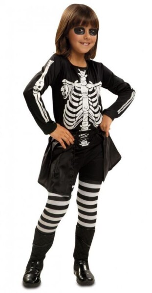 Ptakoviny.cz Dětský kostým - Kostlivka Velikost: 3-4 roky