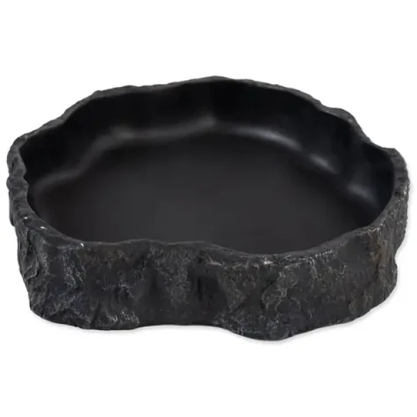 Repti Planet Miska na krmení černá 19.5x17.5x4.2cm (007-51023)