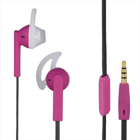Hama Joy Sport růžová / sluchátka do uší / mikrofon / 1.5m / 3.5mm (135655-H)