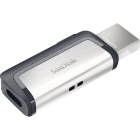 SanDisk Ultra® Dual Luxe Type-C™ USB paměť pro smartphony/tablety stříbrná 256 GB USB-C® USB 3.1 (1. generace)