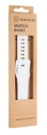 Tactical 792 Silikonový Řemínek s Přezkou pro Apple Watch 38 40mm bílá (8596311138881)