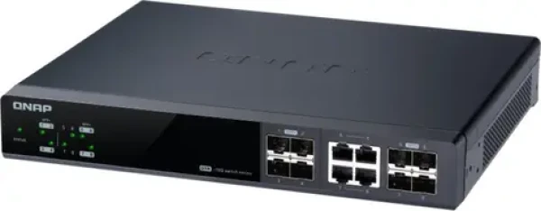 QNAP QSW-M804-4C / Desktop Switch / 4x 10GbE SFP+ / 8 x 10GbE SFP+ RJ45 kombo / Qos / VLAN (QSW-M804-4C)