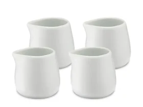 Weis Porcelánové konvičky na mléko / Konvička na mléko / 100 ml / sada 4 ks / porcelán (19064)