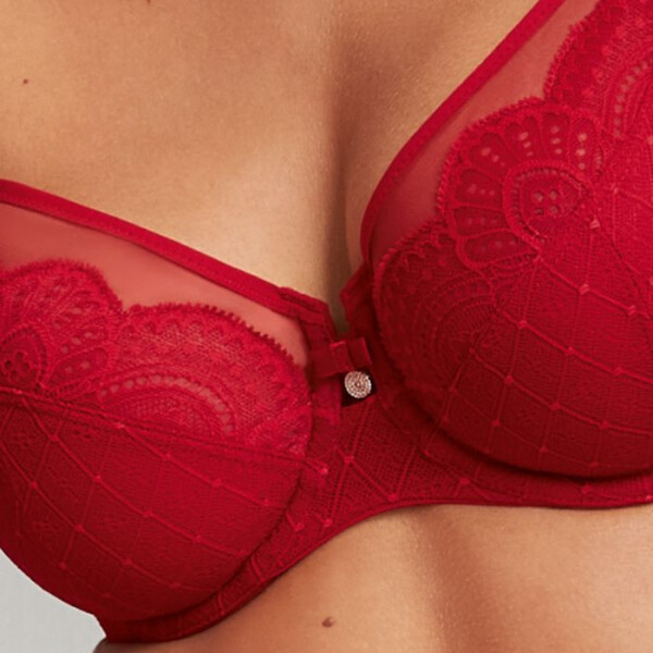 Selma podprsenka s kosticí 5634 red - RosaFaia 265 red 75D