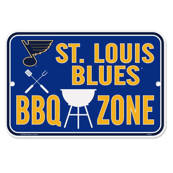 Mustang Cedule St. Louis Blues NHL 10" x 15" BBQ Zone
