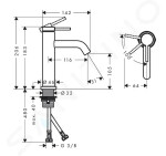 HANSGROHE Tecturis baterie