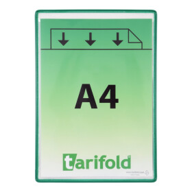 Djois rámeček s kapsou samolepicí, A4, otevřený shora, nepermanentní, zelený, 5 ks