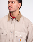 Carhartt WIP Prescott Shirt Jacket String/Leather garment dyed S