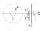 Nion Sprchové dveře pivotové dvoukřídlé L/P, 800 mm, Jika perla Glass, stříbrná/transparentní sklo H2562N10006681