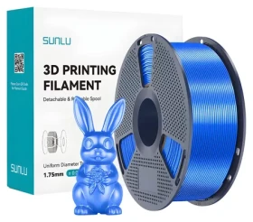 Sunlu PLA+ Silk modrá / Struna pro 3D tiskárnu / PLA / 1,75 mm / 1 kg (PLA+ Silk Blu)