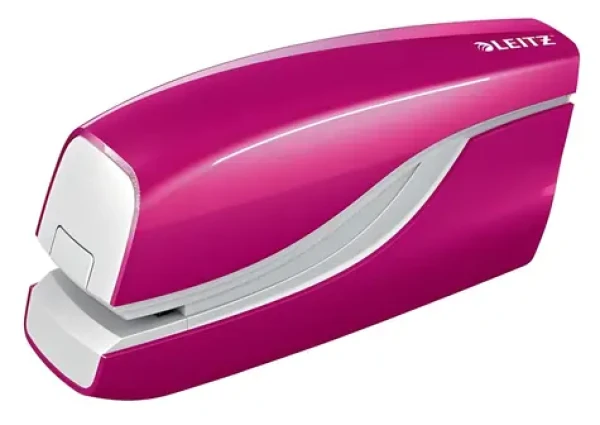 Leitz NeXXt WOW 5566 metalická růžová / Elektrická sešívačka / Kapacita 10 listů / Bateriové napájení (55661023)